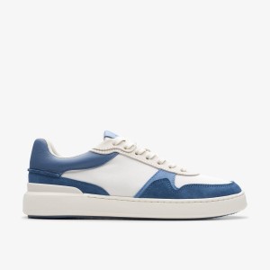 Adidasi Barbati Clarks Court Lite Race Blue Combination Albastri | 103426PQR
