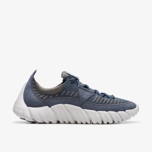 Adidasi Barbati Clarks NATURE 360 Navy Combination Bleumarin | 831607PUF