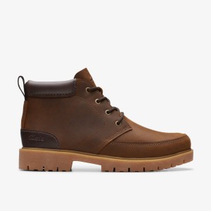 Cizme Barbati Clarks Rossdale Mid Beeswax Leather Beeswax | 510867GUS