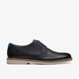 Pantofi Eleganți Barbati Clarks Atticus LT Limit Black Leather Negrii | 057312UTJ