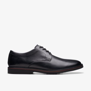 Pantofi Eleganți Barbati Clarks Atticus Lace Black Negrii | 674390YTH
