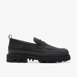 Pantofi Eleganți Barbati Clarks Badell Step Black Nubuck Negrii | 103869NEL