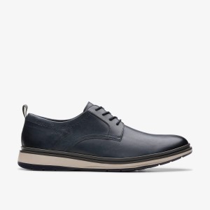 Pantofi Eleganți Barbati Clarks Chantry Lo Navy Leather Bleumarin | 179463CHX
