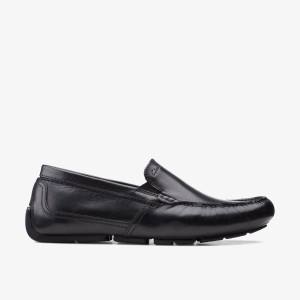 Pantofi Eleganți Barbati Clarks Markman Plain Black Leather Negrii | 271095QSR