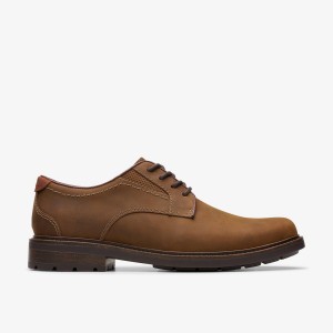Pantofi Eleganți Barbati Clarks Un Shire Low Beeswax Leather Beeswax | 435796TYI
