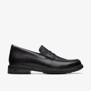 Pantofi Eleganți Barbati Clarks Un Shire Step Black Leather Negrii | 876903HGI