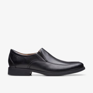 Pantofi Eleganți Barbati Clarks Whiddon Step Black Leather Negrii | 591720JWL