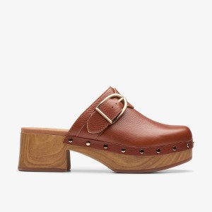 Saboti Dama Clarks Sivanne Sun Tan Leather Maro | 263941JLY