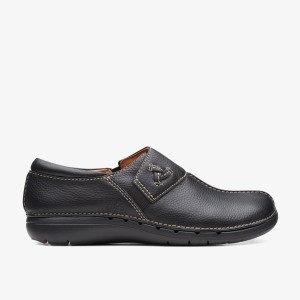 Saboti Dama Clarks Un Loop Ave Black Negrii | 830415SWZ