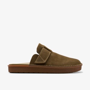 Sandale Barbati Clarks Litton Mule Oakwood Suede Oakwood | 462905TLF