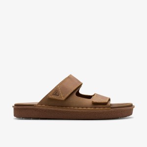 Sandale Barbati Clarks Litton Strap Tan Leather Maro | 542671UON
