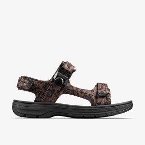 Sandale Barbati Clarks Martine Rose Mens Sandal 2 Brown Textile Maro | 941732OHX
