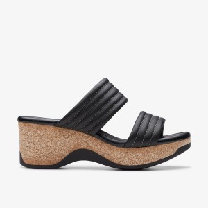 Sandale Dama Clarks Chelseah Path Black Leather Negrii | 247960BCU