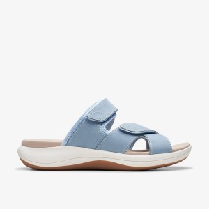 Sandale Dama Clarks Mira Ease Denim Blue Albastri | 209137STV
