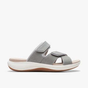 Sandale Dama Clarks Mira Ease Grey Gri | 751968JOV