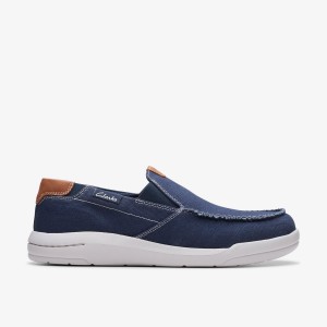 Slip On & Loafers Barbati Clarks Driftlite Step Navy Combination Bleumarin | 103759YZE