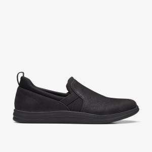 Slip Ons Dama Clarks Breeze Bali Black Negrii | 569402GQH