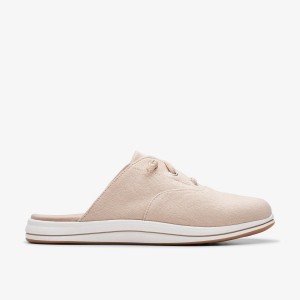 Slip Ons Dama Clarks Breeze Clara Light Sand Maro Deschis | 416850KOL