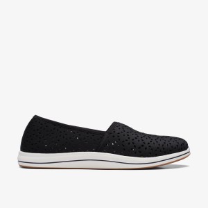 Slip Ons Dama Clarks Breeze Emily Black Negrii | 627901EJB