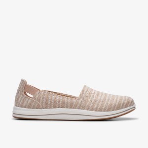 Slip Ons Dama Clarks Breeze Step II Sand Maro | 478931AEG