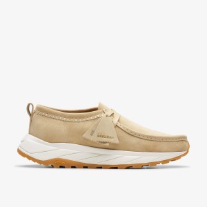 Wallabees Barbati Clarks Walla Eden Lo Maple Suede Maple | 104867FRO