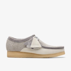 Wallabees Barbati Clarks Wallabee Grey/Off White undefined | 049136JFA