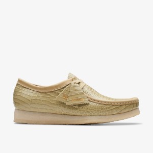 Wallabees Barbati Clarks Wallabee Maple Crocodile Maple Crocodile | 703614ATO